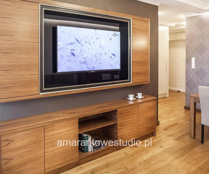 Aranżacja wnętrz przez architekta wnętrz salon innowacje