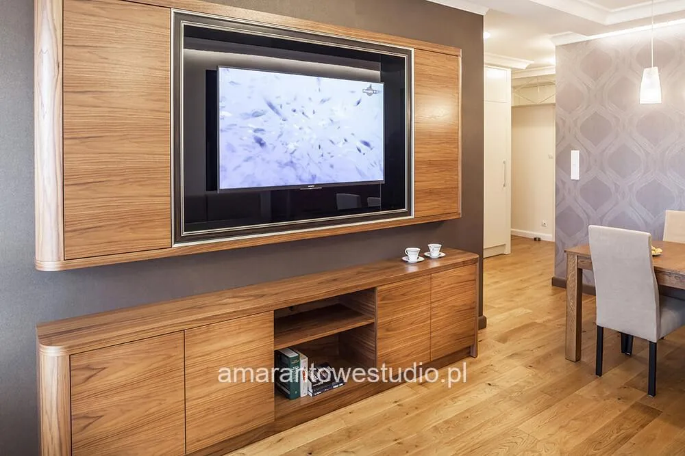 Aranżacja wnętrz przez architekta wnętrz salon innowacje