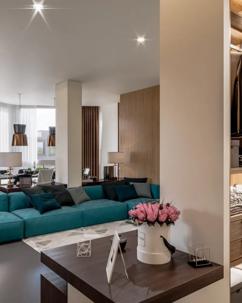 wnętrze stworzone wraz z architektem wnętrz